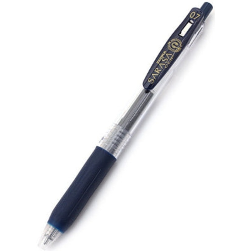 Zebra Sarasa Clip Gel 0.7mm Blue Black Rollerball Pen