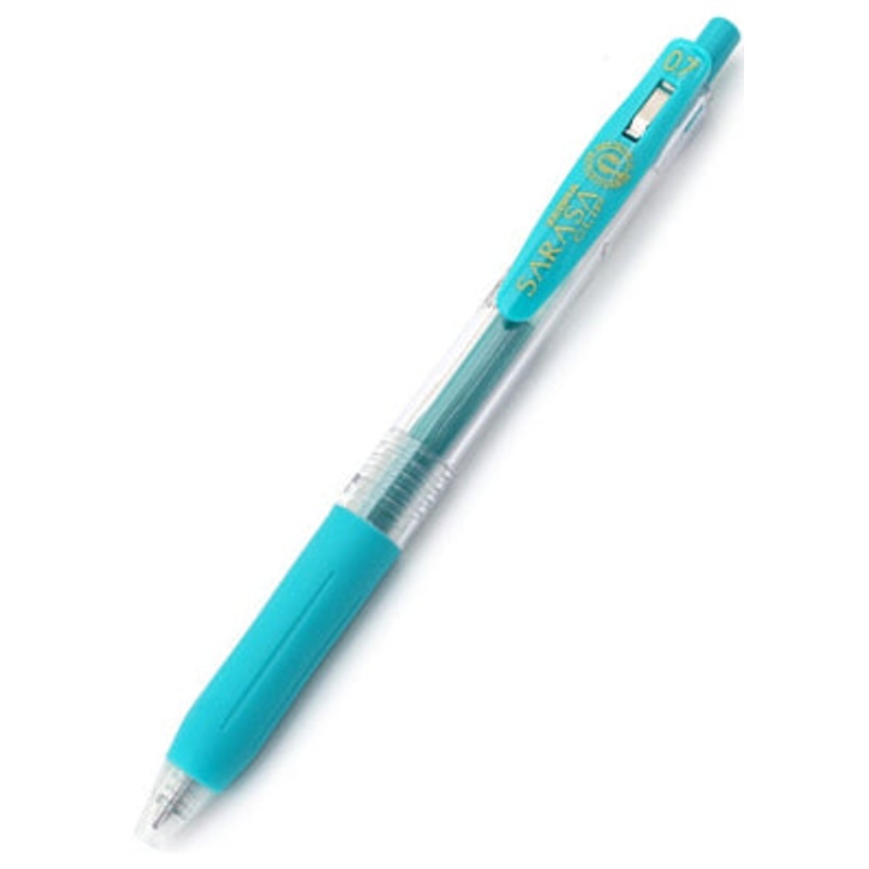 Zebra Sarasa Clip Gel 0.7mm Blue Green Rollerball Pen
