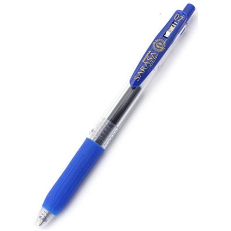 Zebra Sarasa Clip Gel 0.7mm Blue Rollerball Pen