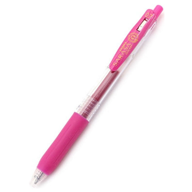Zebra Sarasa Clip Gel 0.7mm Magenta Pink Rollerball Pen