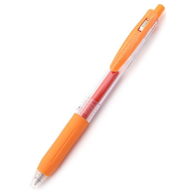 Zebra Sarasa Clip Gel 0.7mm Orange Rollerball Pen