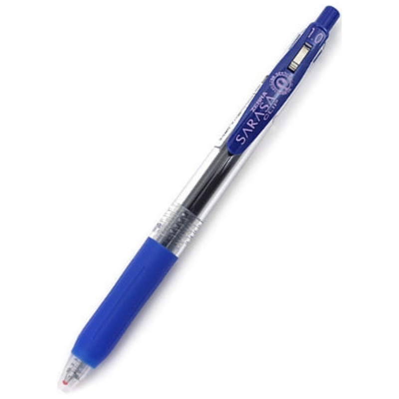Zebra Sarasa Clip Gel 1.0mm Blue Rollerball Pen