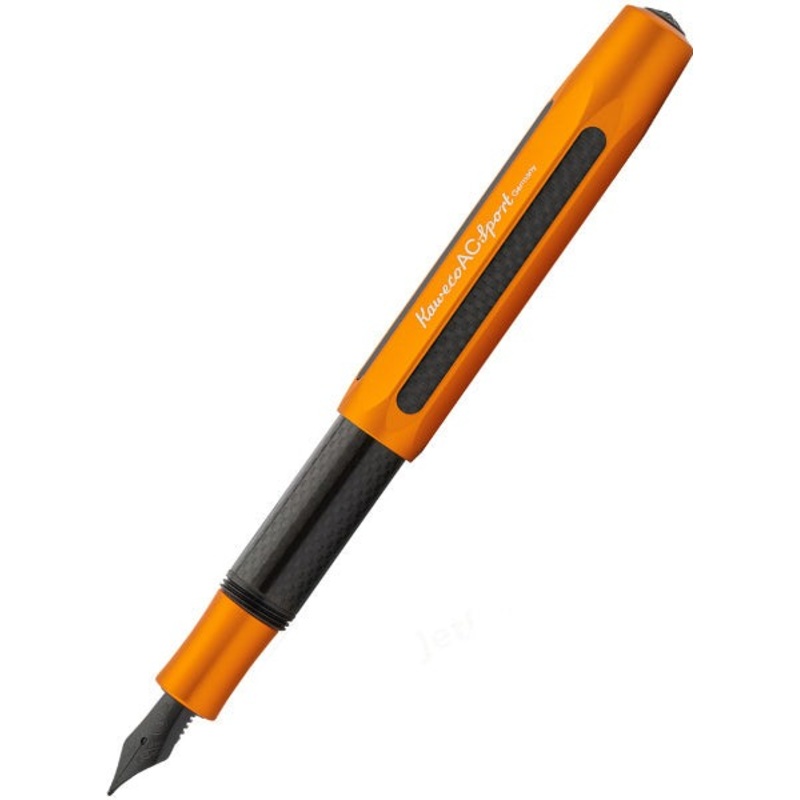 Kaweco AC Sport Carbon Fountain Pen - Orange