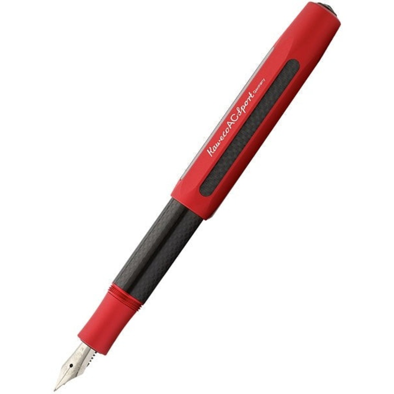 Kaweco AC Sport Carbon Fountain Pen - Red