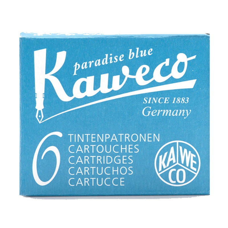 Kaweco Ink Cartridges - Paradise Blue