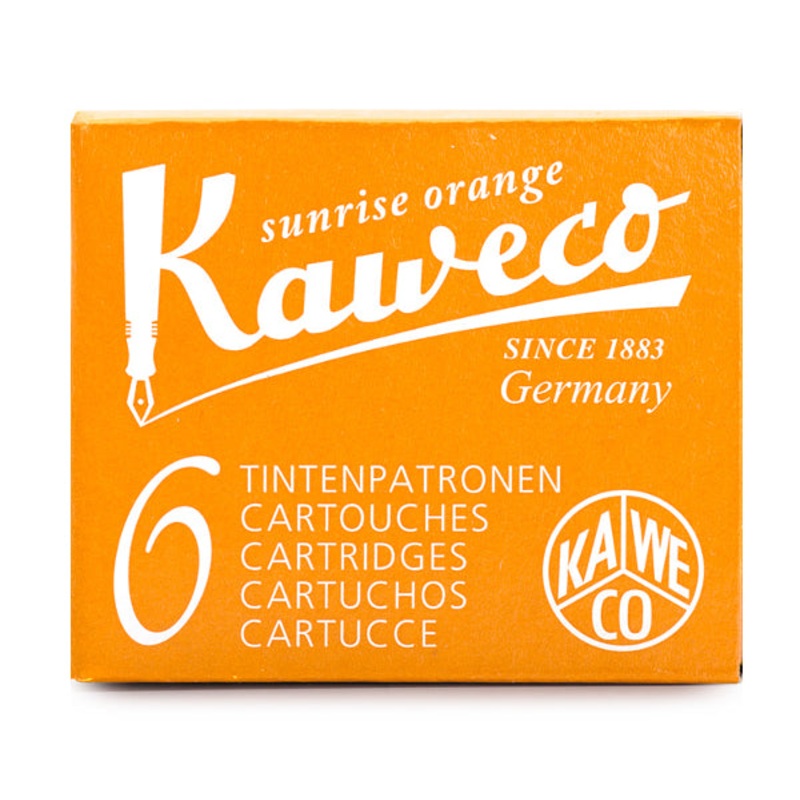 Kaweco Ink Cartridges - Sunrise Orange