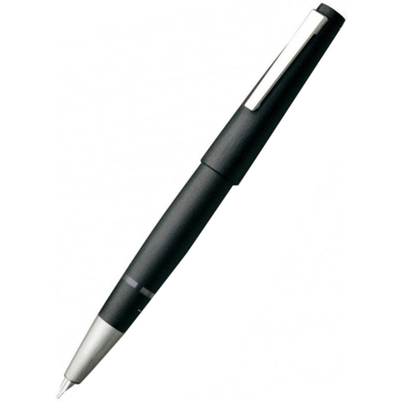 Lamy 2000 Black Fountain Pen - Double Broad
