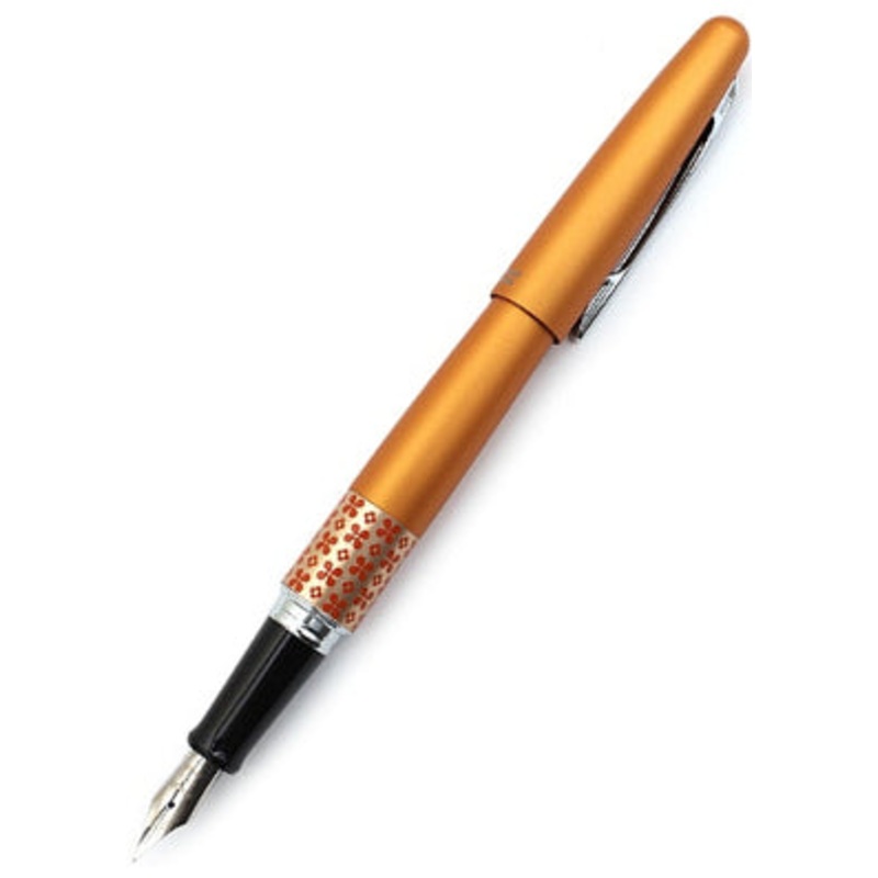 Pilot Metropolitan MR3 Orange Flower Fine Fountain Pen