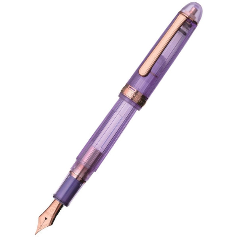 Platinum #3776 Century Fountain Pen - Nice Lavender/Rose Gold Broad Nib