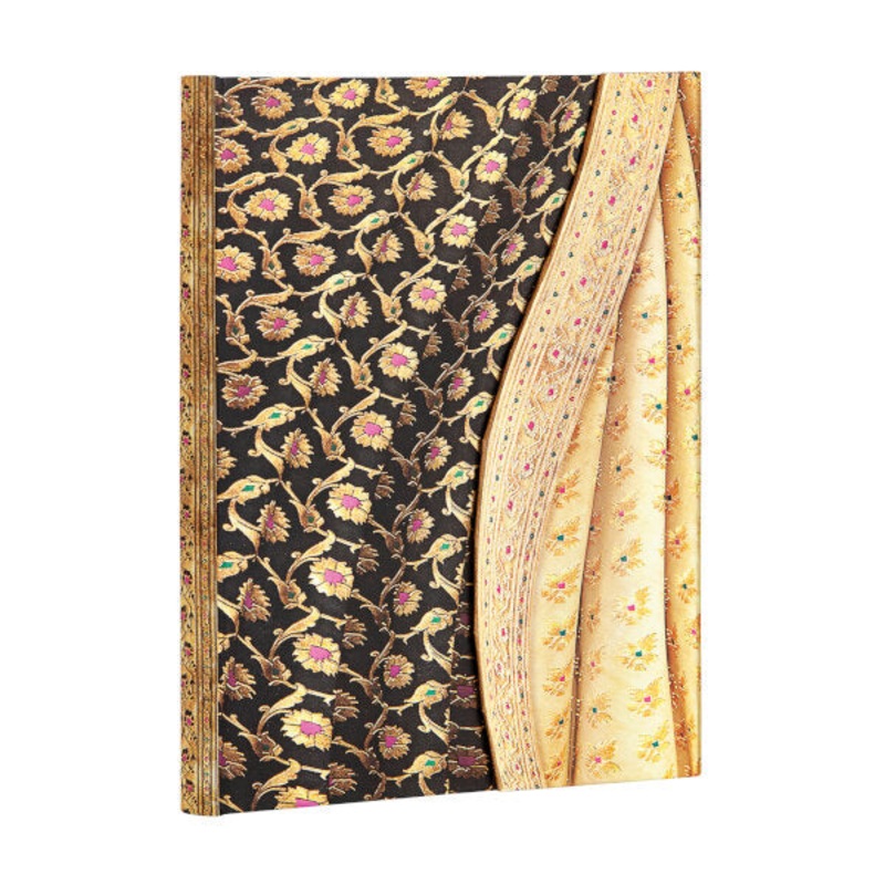 Paperblanks Varanasi Silks - Siyah Midi Blank