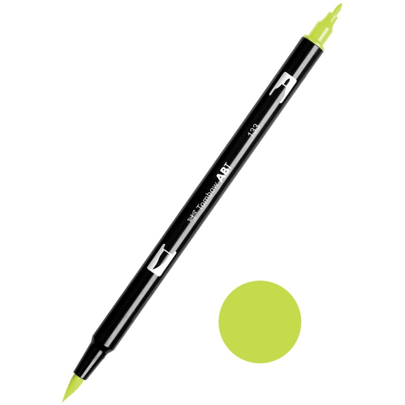 Tombow ABT-133 Chartreuse Dual Brush Pen