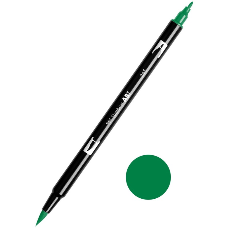 Tombow ABT-245 Sap Green Dual Brush Pen