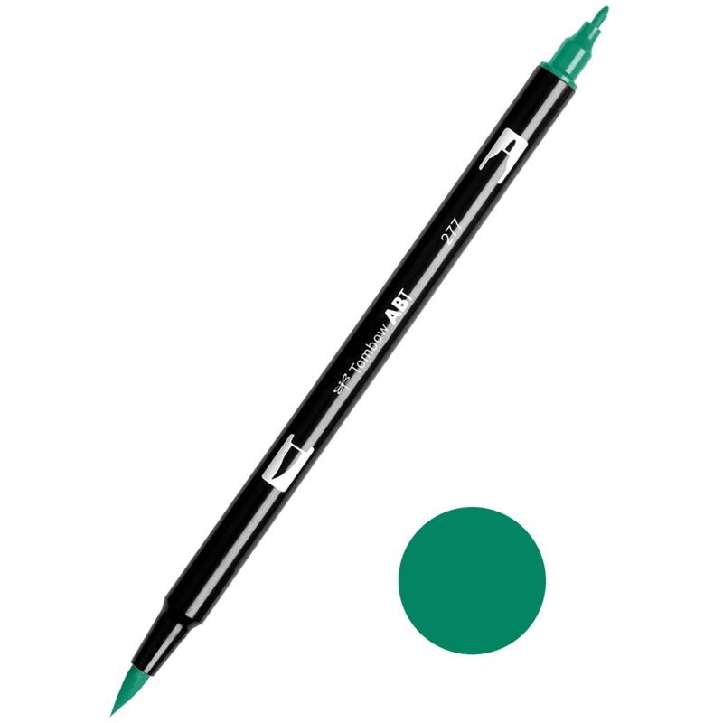 Tombow ABT-277 Dark Green Dual Brush Pen