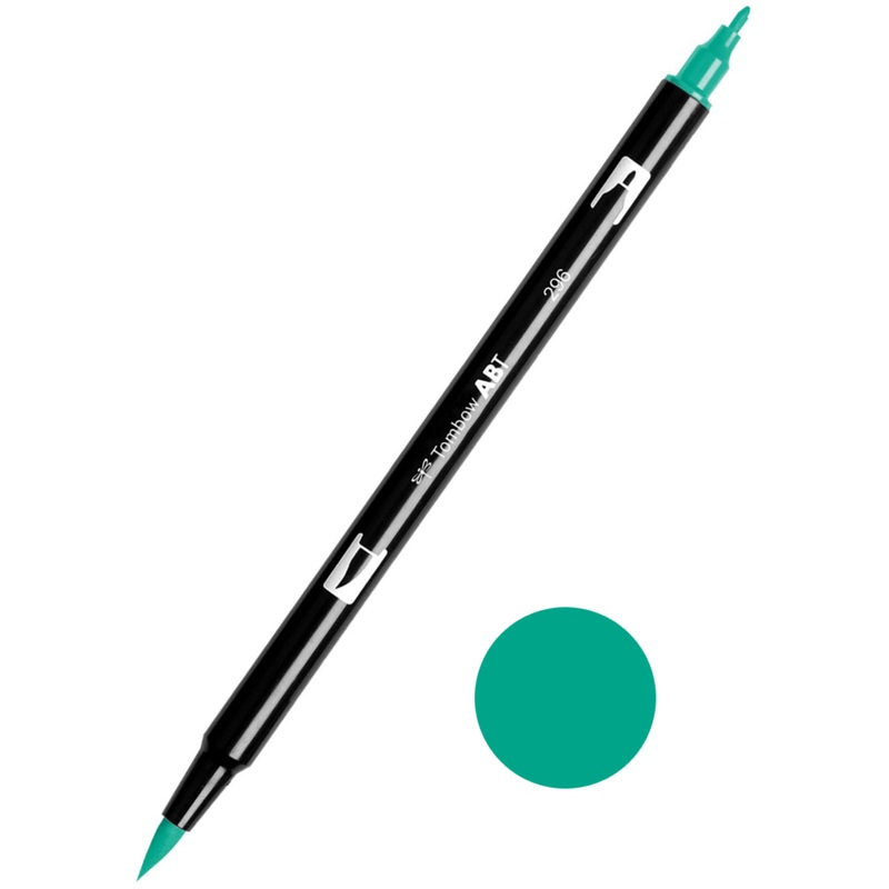 Tombow ABT-296 Green Dual Brush Pen