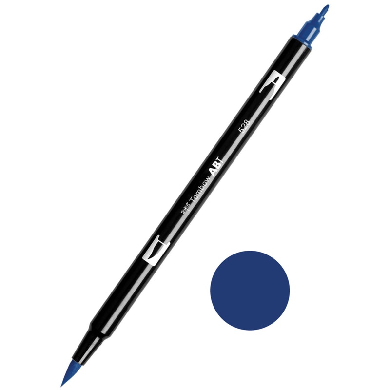Tombow ABT-528 Navy Blue Dual Brush Pen