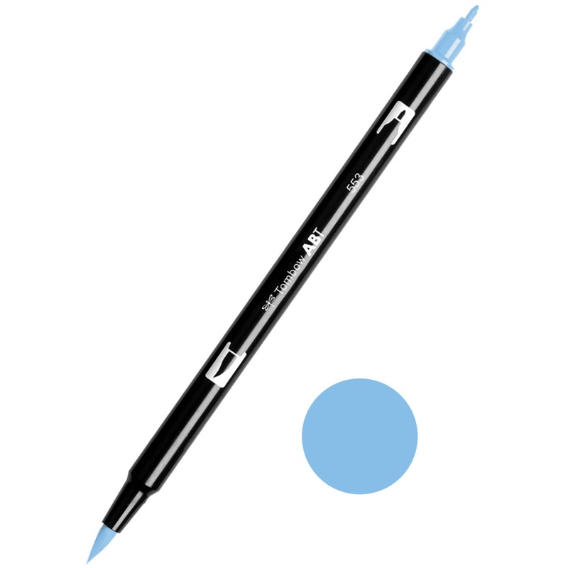 Tombow ABT-553 Mist Purple Dual Brush Pen