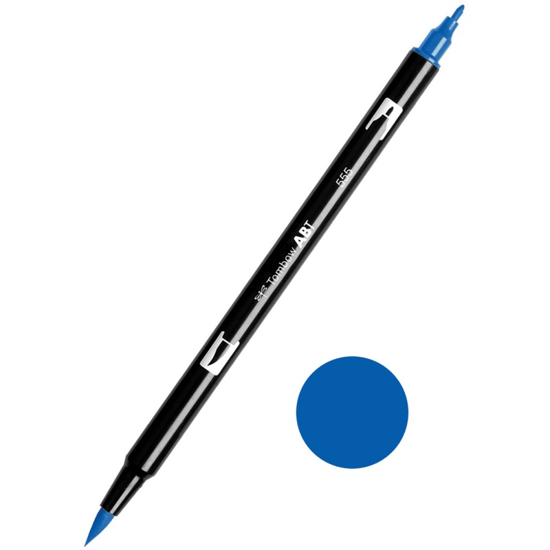 Tombow ABT-555 Ultramarine Dual Brush Pen