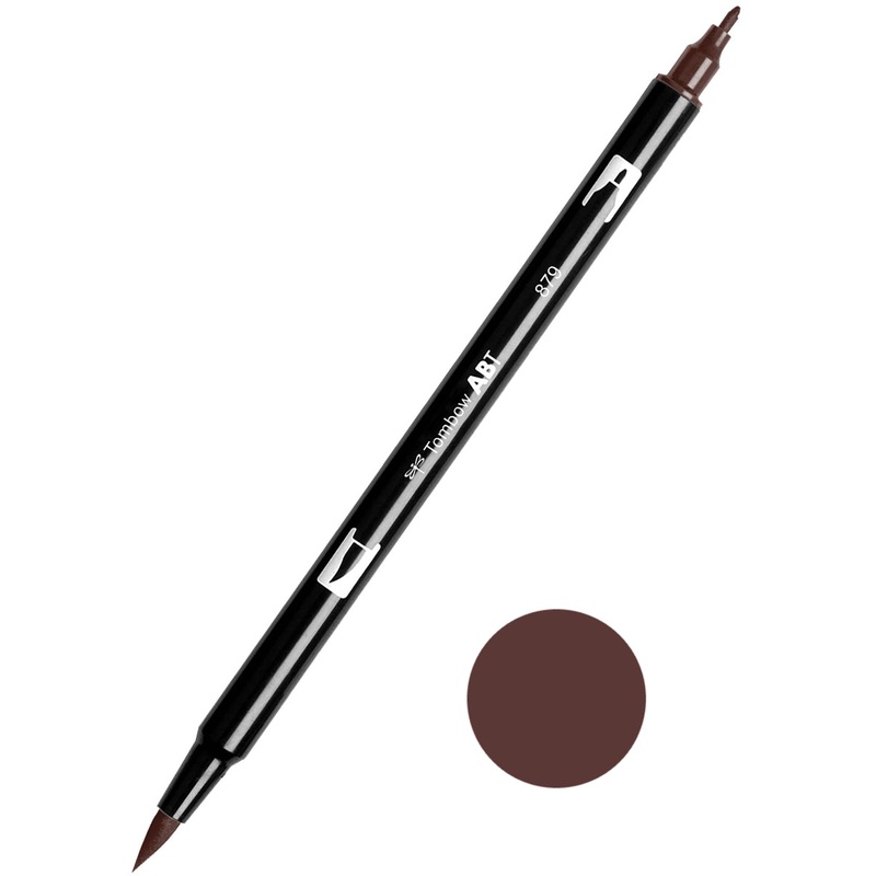 Tombow ABT-879 Brown Dual Brush Pen