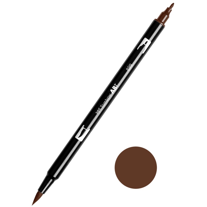 Tombow ABT-899 Redwood Dual Brush Pen