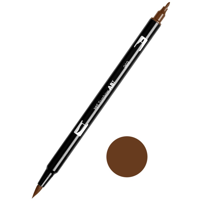 Tombow ABT-969 Chocolate Dual Brush Pen