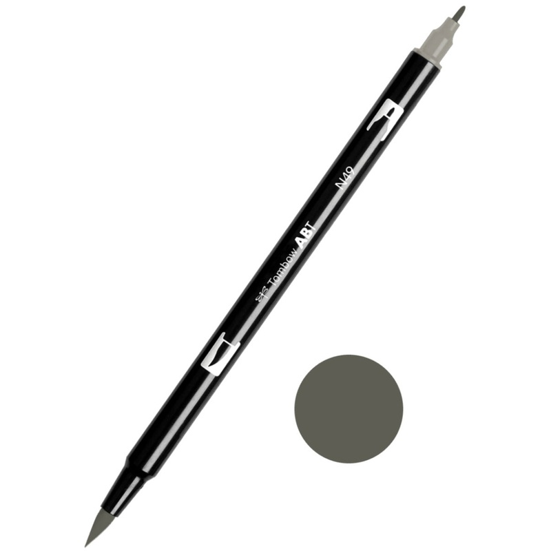 Tombow ABT N49 Warm Grey 8 Dual Brush Pen
