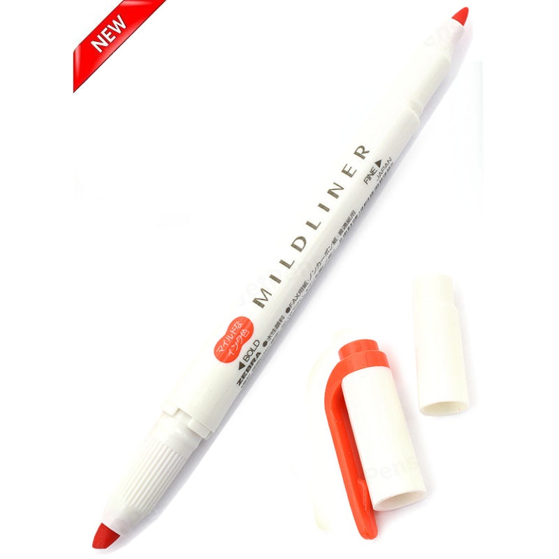 Zebra Mildliner Double Tip Marigold Highlighter