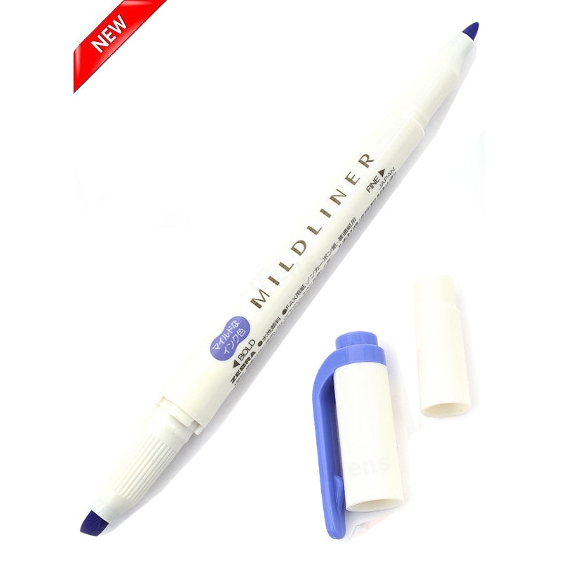 Zebra Mildliner Double Tip Mild Lavender Highlighter