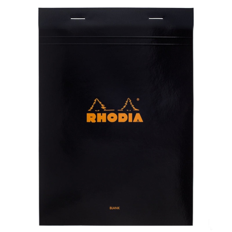 Rhodia No. 16 Notepad - Black, Blank