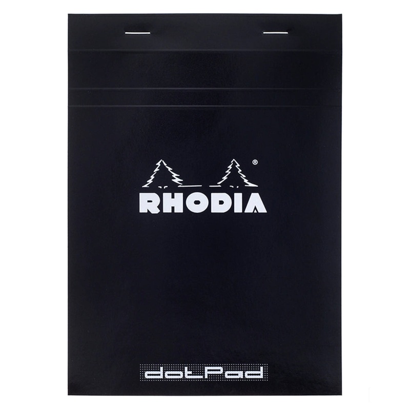 Rhodia No. 16 Notepad - Black, Dotted