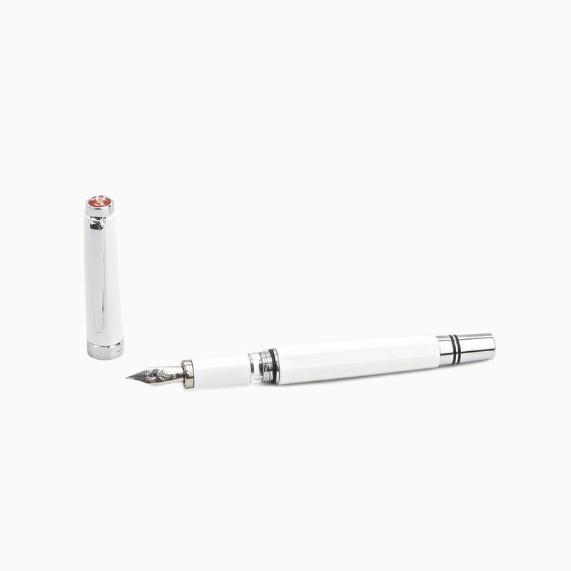 TWSBI Classic Fountain Pen - White, Fine Nib