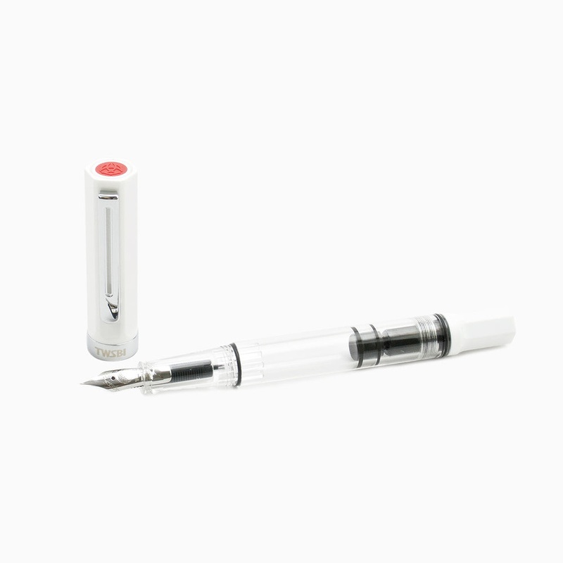 TWSBI Eco Fountain Pen - White, 1.1mm Stub Nib