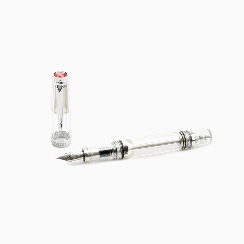 TWSBI Vac Mini Fountain Pen - Clear, Fine Nib