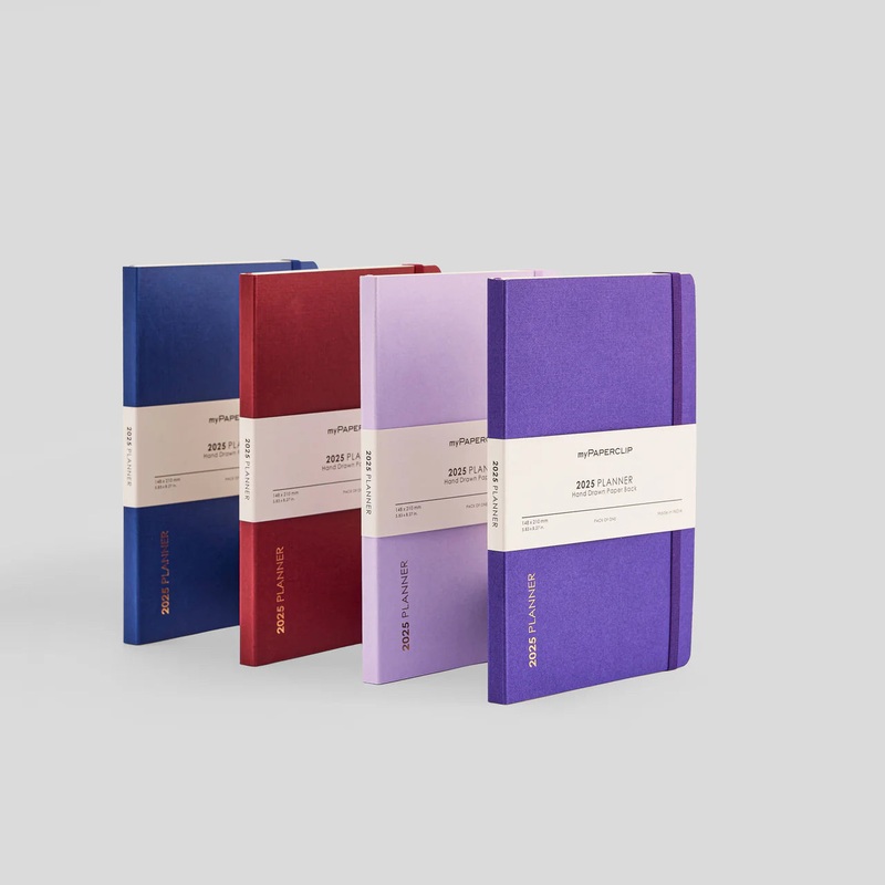 *Clearance* myPAPERCLIP D1 Weekly 2025 Planner- A5, Softcover