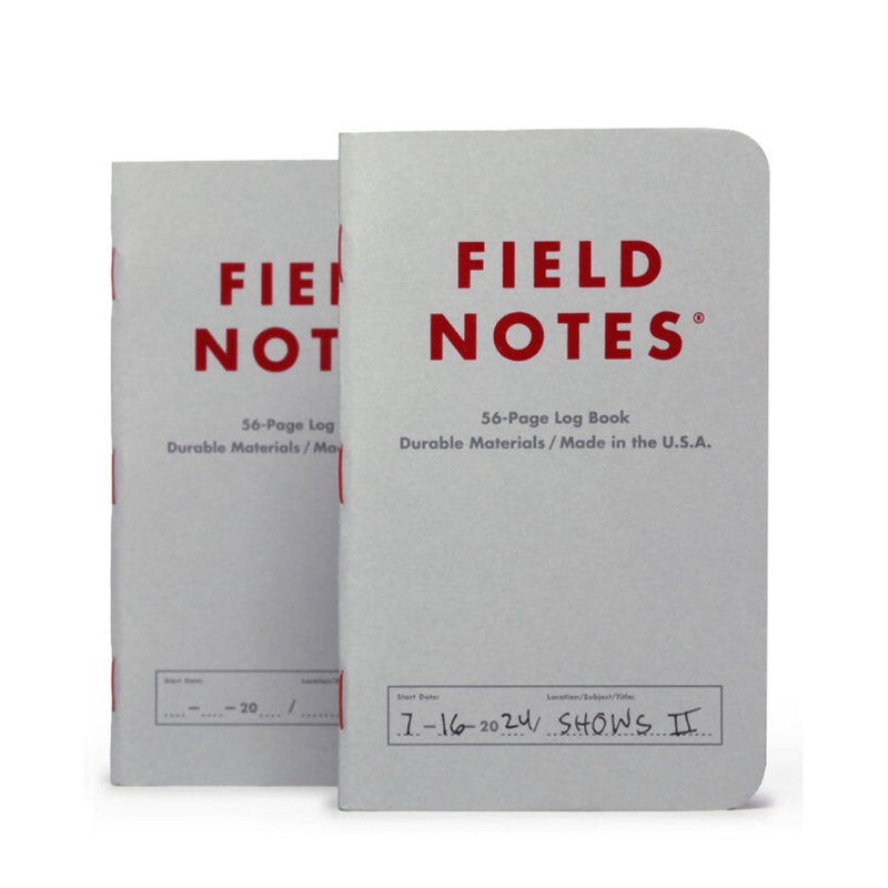 Field Notes Index Log Book - 2 Pack