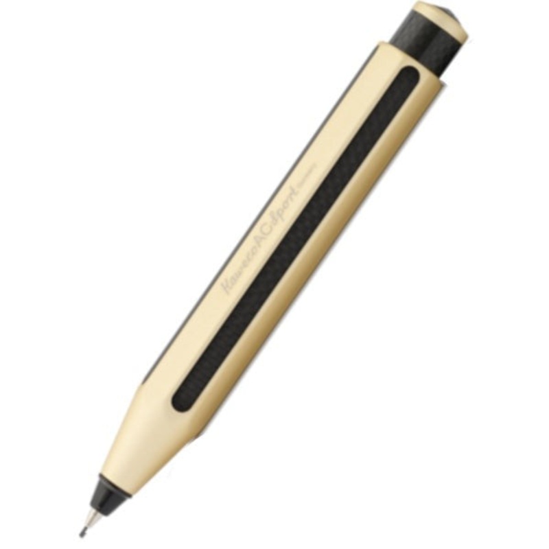 Kaweco AC Sport Carbon 0.7mm Mechanical Pencil - Champagne