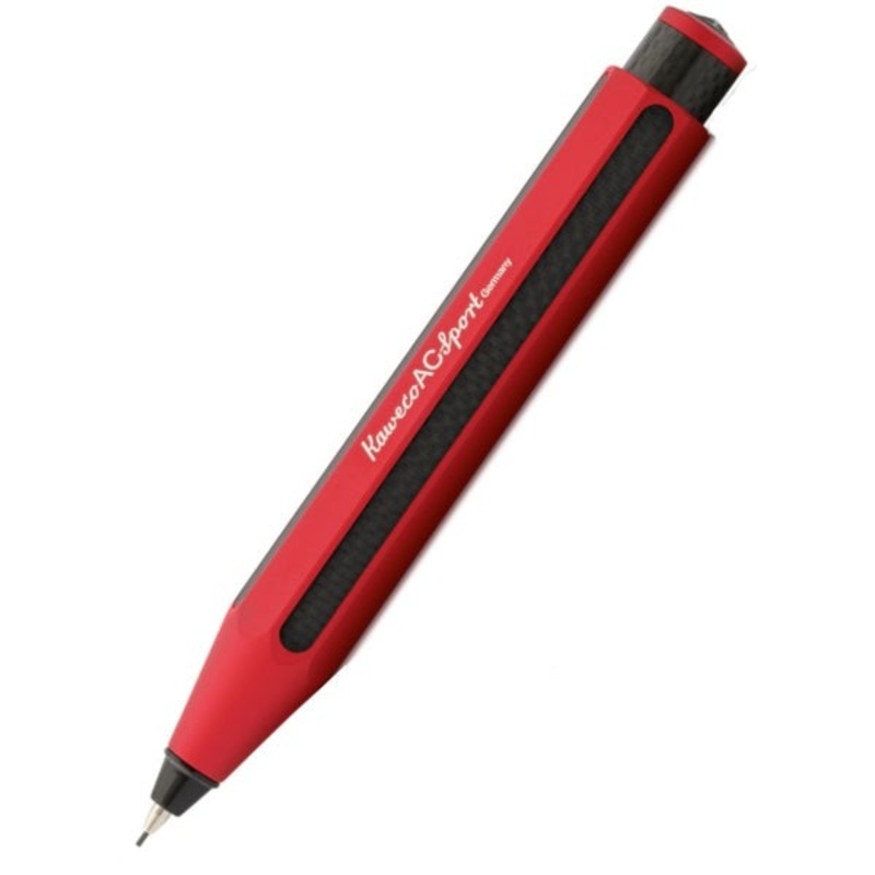 Kaweco AC Sport Carbon 0.7mm Mechanical Pencil - Red