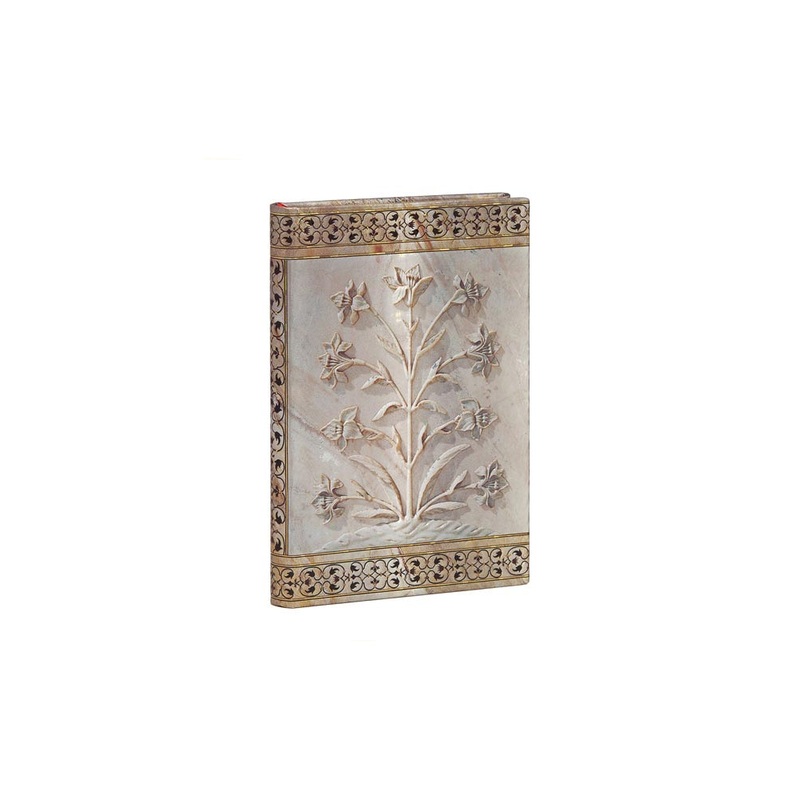 Paperblanks Taj Mahal Flowers, Agra Mini Journal - Blank