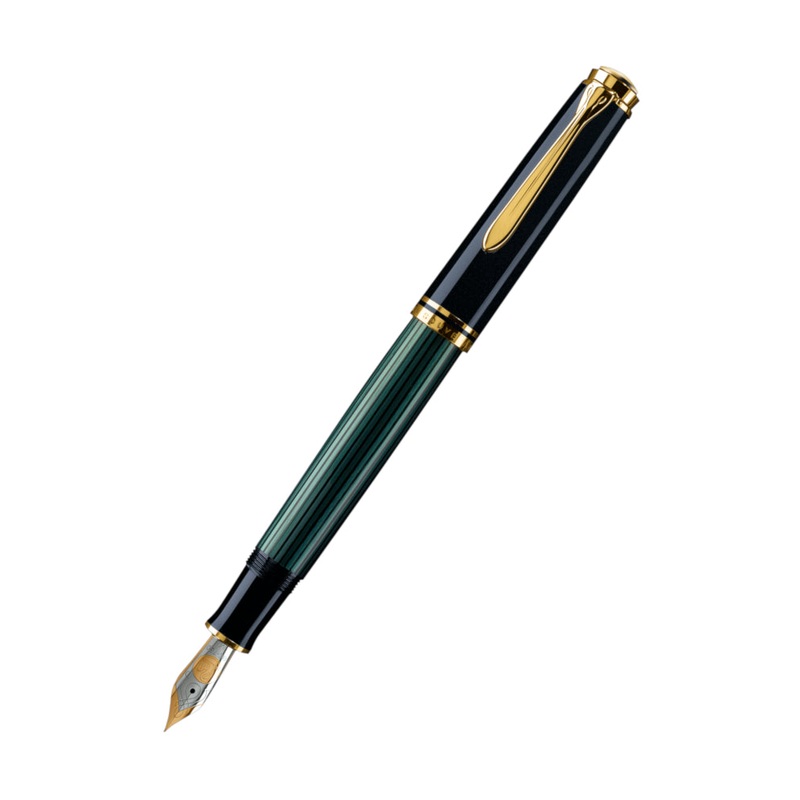 Pelikan M400 Fountain Pen - Souveran Black Green