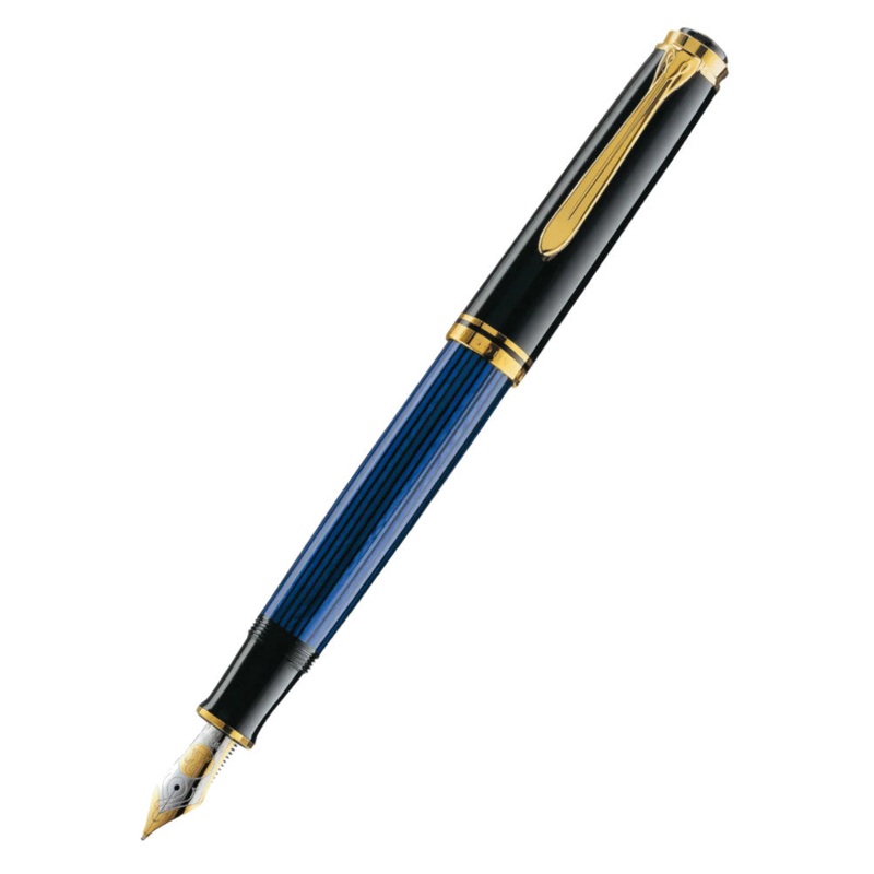 Pelikan M800 Fountain Pen - Souveran Black Blue
