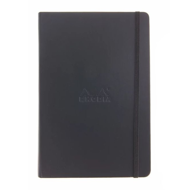 Rhodia A5 Webnotebook - Black, Dot Grid