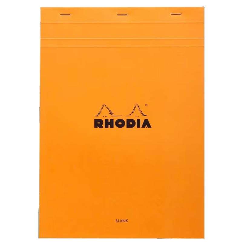 Rhodia No. 18 Notepad - Orange, Blank