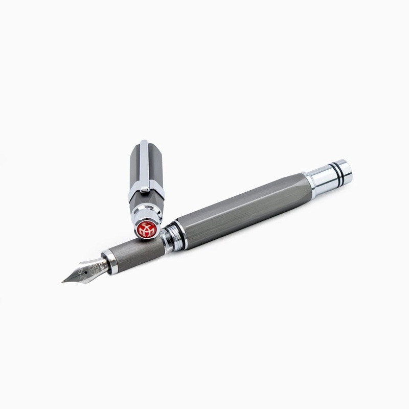 TWSBI Precision Fountain Pen - Gun Metal Grey, Broad Nib