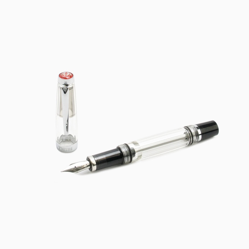 TWSBI Vac Mini Fountain Pen - Smoke, Broad Nib