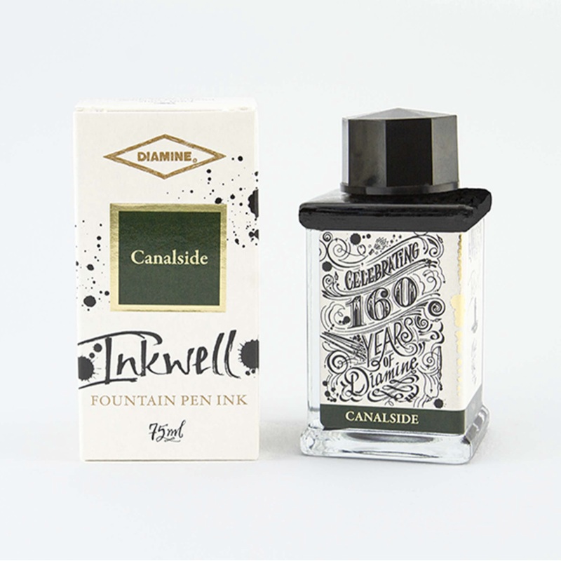 Diamine 160th Anniversary Fountain Pen Ink - Canalside 75ml Bottle