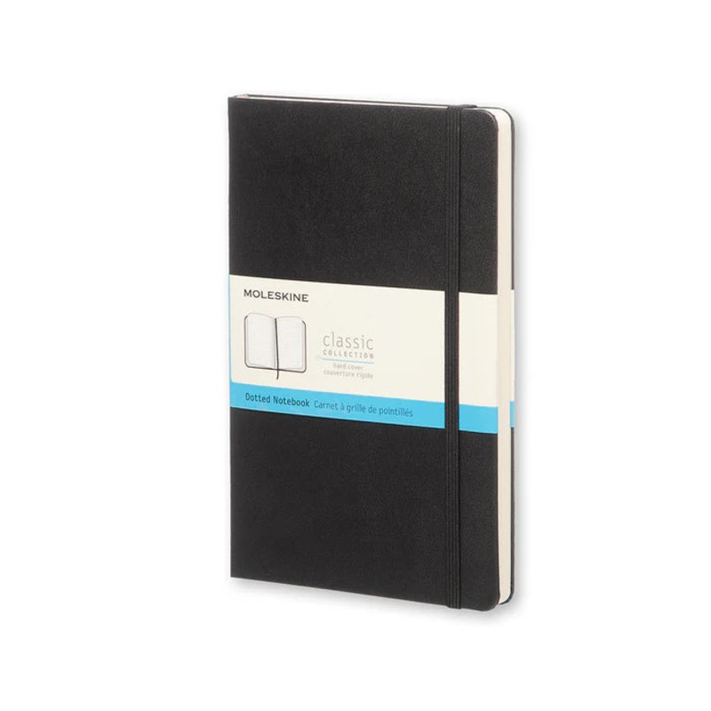 Moleskine Classic Large (A5) Hardcover Notebook - Black