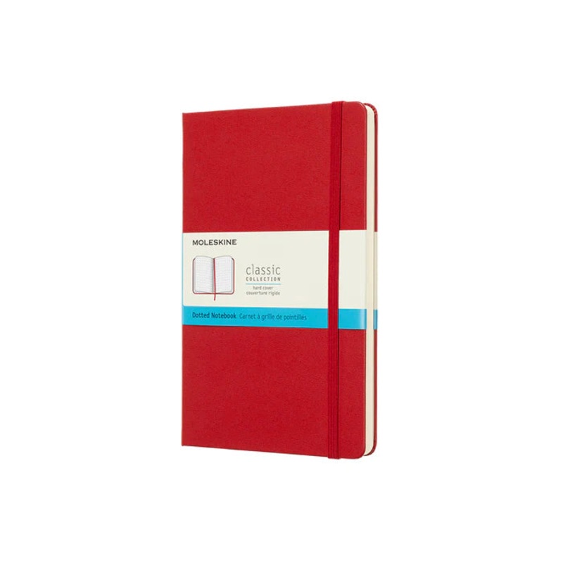 Moleskine Classic Large (A5) Hardcover Notebook - Scarlet Red
