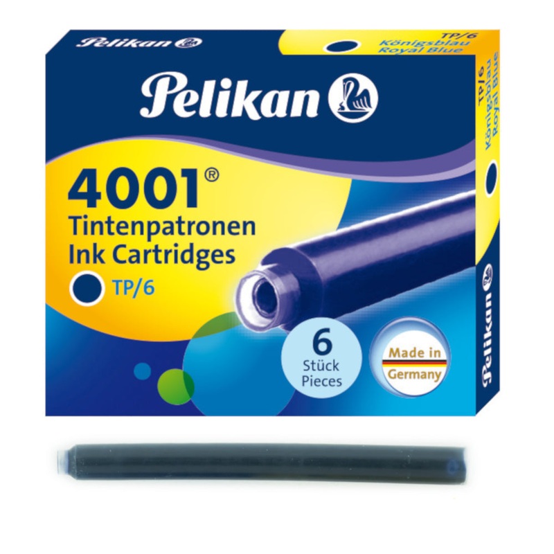 Pelikan 4001 Ink Cartridges - Royal Blue