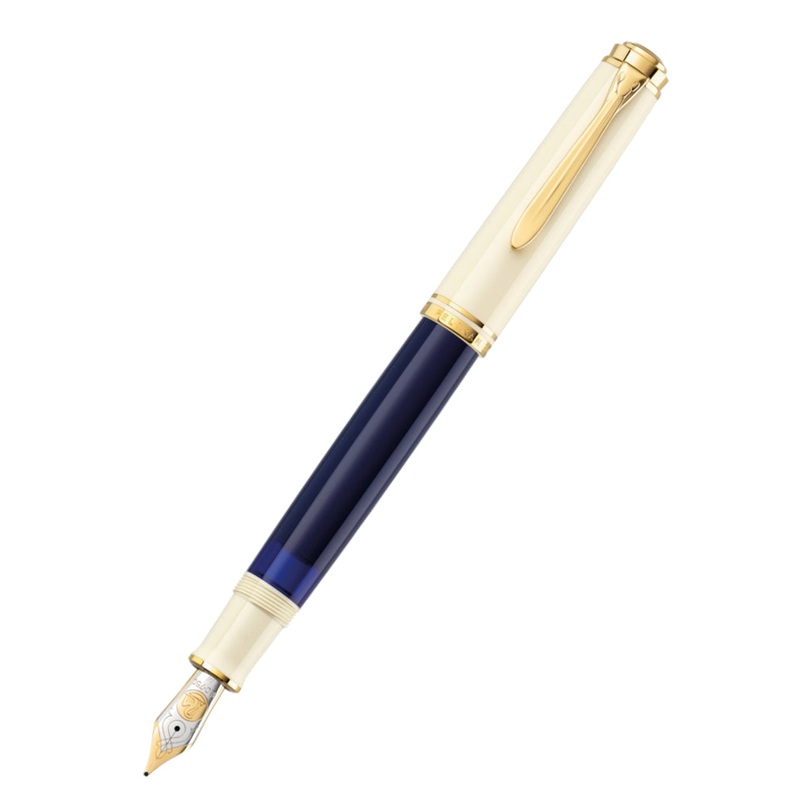 Pelikan M800 Fountain Pen - Souveran Cream Blue, Special Edition