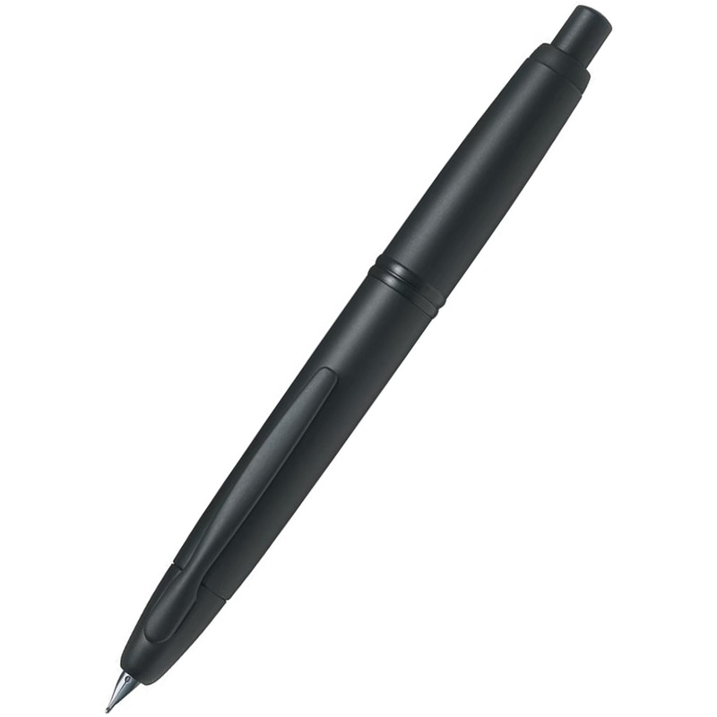 Pilot Capless (Vanishing Point) Matte Black Fountain Pen - Stub Nib