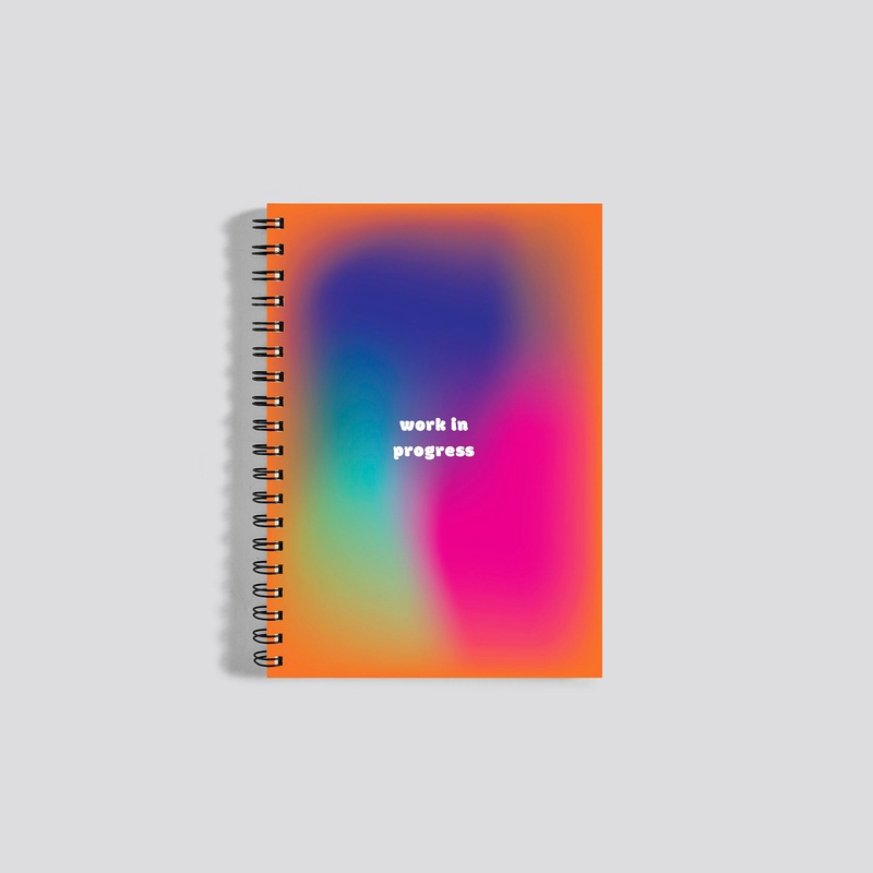 Tiger Notes Blurred Series B5 Wiro Notebook - Work in Progress